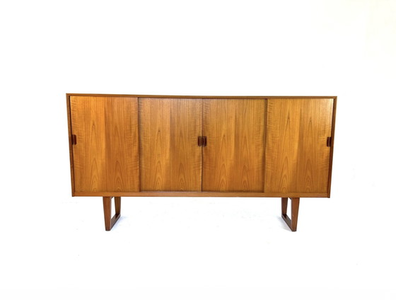 Image 1 of Teakhouten highboard