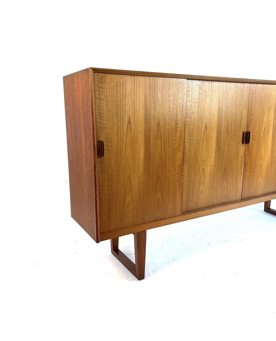 Image 1 of Teakhouten highboard