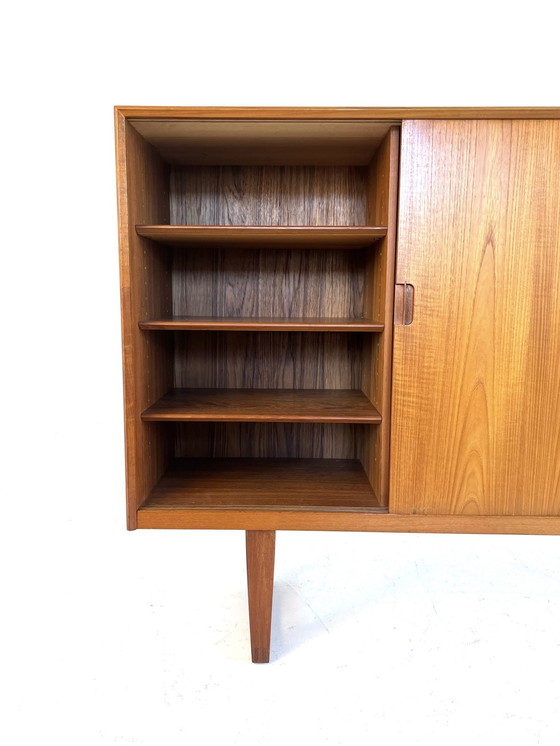 Image 1 of Teakhouten highboard