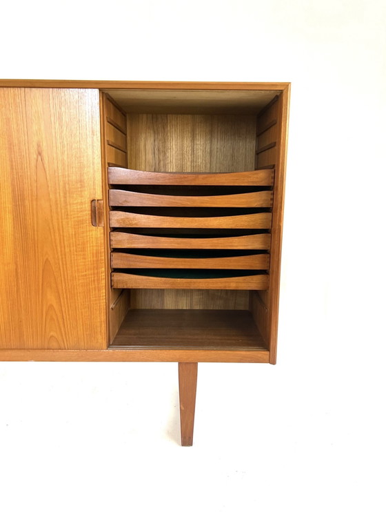 Image 1 of Teakhouten highboard