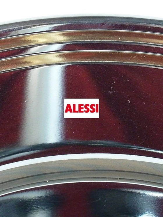 Image 1 of 1X Alessi Ng 5100 Ronde Onderplaat | Roestvrij Staal En Goud | Ettore Sottsas