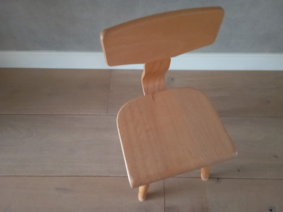 Image 1 of Vintage houten kinderstoeltje