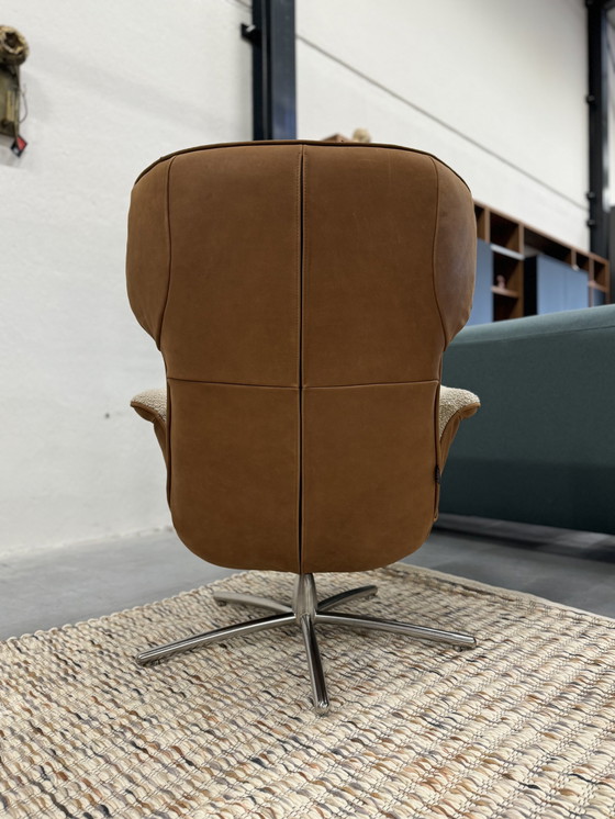 Image 1 of Label Vandenberg First Class Fauteuil Stof Leer 