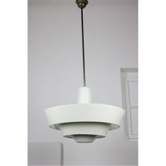 Image 1 of Mid Century industriële cascade plafondlamp Deens