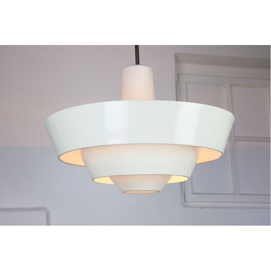 Image 1 of Mid Century industriële cascade plafondlamp Deens