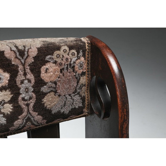 Image 1 of Vintage Rustieke Modernistische Leunstoel 1920