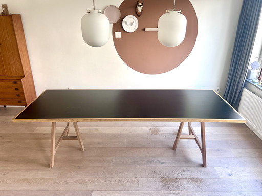 Grote Industriële Design Tafel Handgemaakt