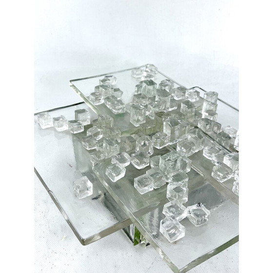 Image 1 of Vintage wandlamp in Murano glas van Albano Poli voor Poliarte, Italië 1970