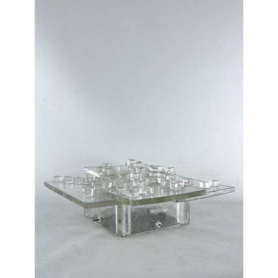 Image 1 of Vintage wandlamp in Murano glas van Albano Poli voor Poliarte, Italië 1970