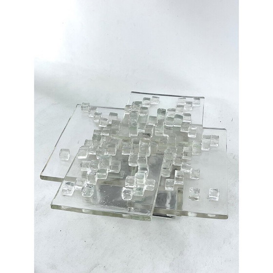 Image 1 of Vintage wandlamp in Murano glas van Albano Poli voor Poliarte, Italië 1970