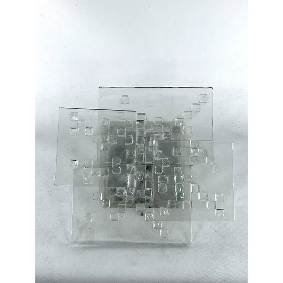 Image 1 of Vintage wandlamp in Murano glas van Albano Poli voor Poliarte, Italië 1970