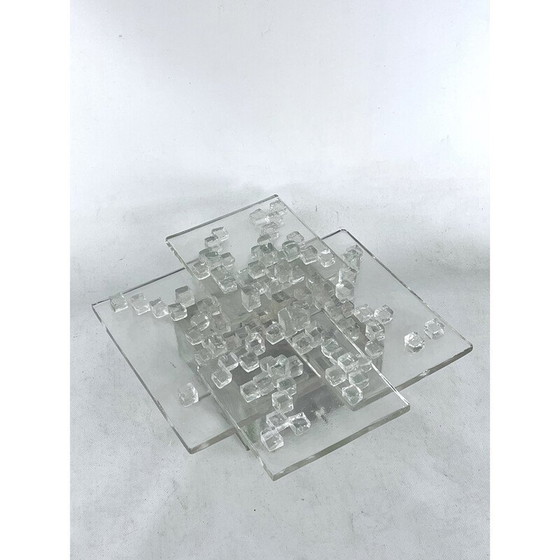 Image 1 of Vintage wandlamp in Murano glas van Albano Poli voor Poliarte, Italië 1970