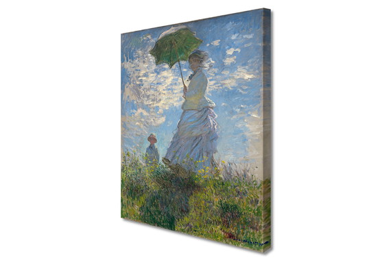 Image 1 of Claude Monet - Woman with a parasol (Madame Monet and her son)