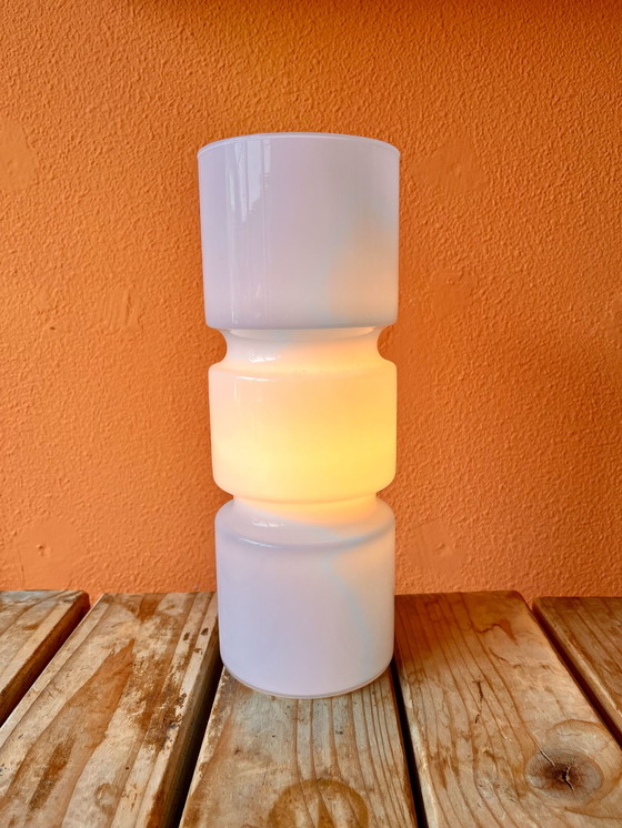 Image 1 of Vintage 80s Habitat Poland funky tafellamp lamp