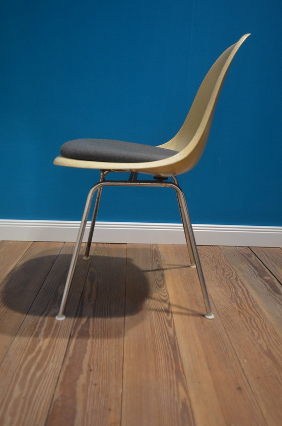 Image 1 of Glasvezel stoel Dsx Charles & Ray Eames Herman Miller jaren 50