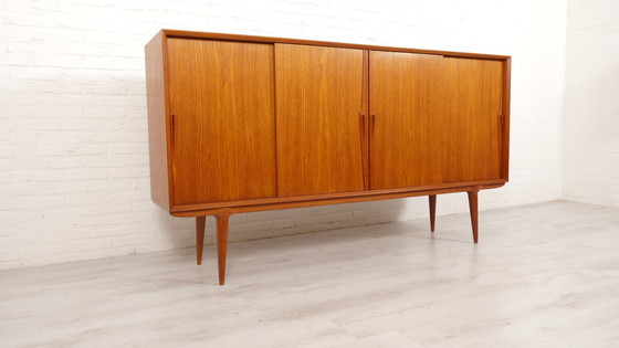 Image 1 of Vintage Deense Kast | Highboard | Gunni Omann | 200 Cm