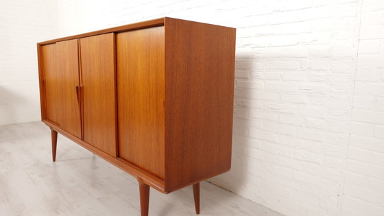 Image 1 of Vintage Deense Kast | Highboard | Gunni Omann | 200 Cm