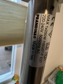 2 Prandina vloerlampen met dimmer