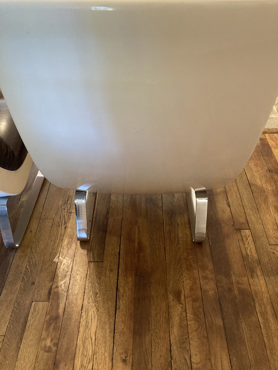 Image 1 of Paar fauteuils toegeschreven aan Joe Colombo jaren 60-70. In zeer goede staat.