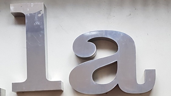 Image 1 of 6X La Luce 3-D aluminium letters