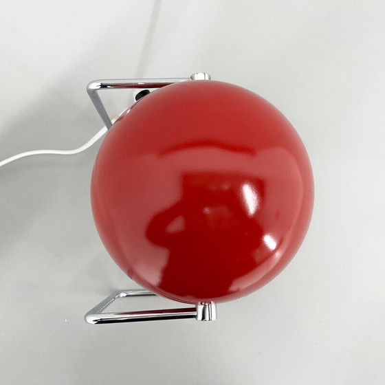 Image 1 of Vintage chromen en metalen tafellamp van Josef Hůrka voor Napako, jaren 1960