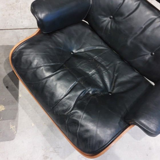 Image 1 of Early 1960S Eames Lounge Chair En Ottoman Herman Miller Vitra