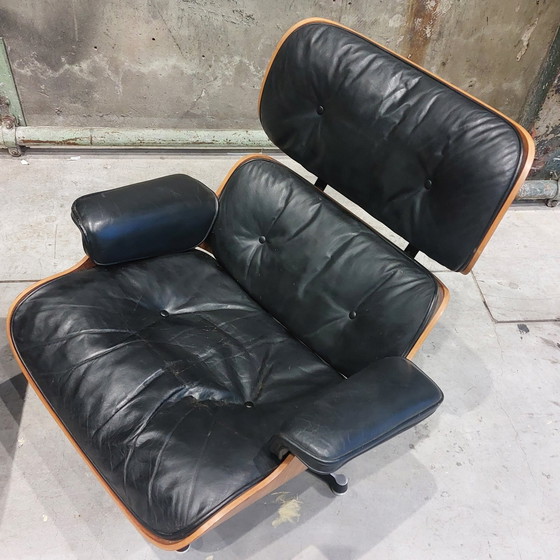 Image 1 of Early 1960S Eames Lounge Chair En Ottoman Herman Miller Vitra