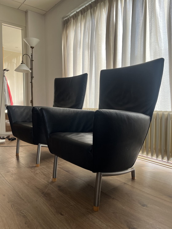 Image 1 of 2x Label Foxx fauteuils by Gerard Van Den Berg