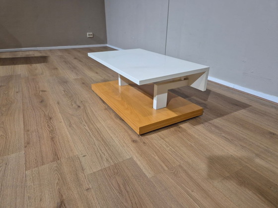 Image 1 of Hulsta Castelijn Tv Meubel - Tv Trolley - Wit - Eikenhout