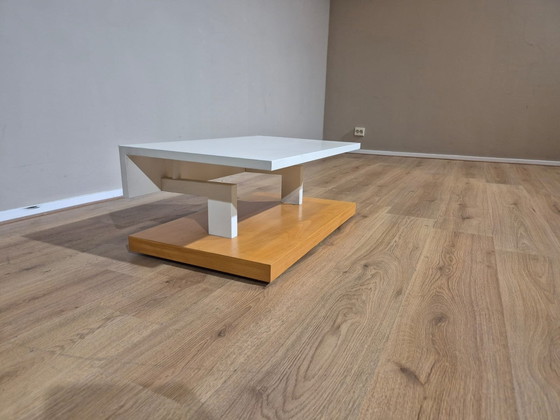 Image 1 of Hulsta Castelijn Tv Meubel - Tv Trolley - Wit - Eikenhout