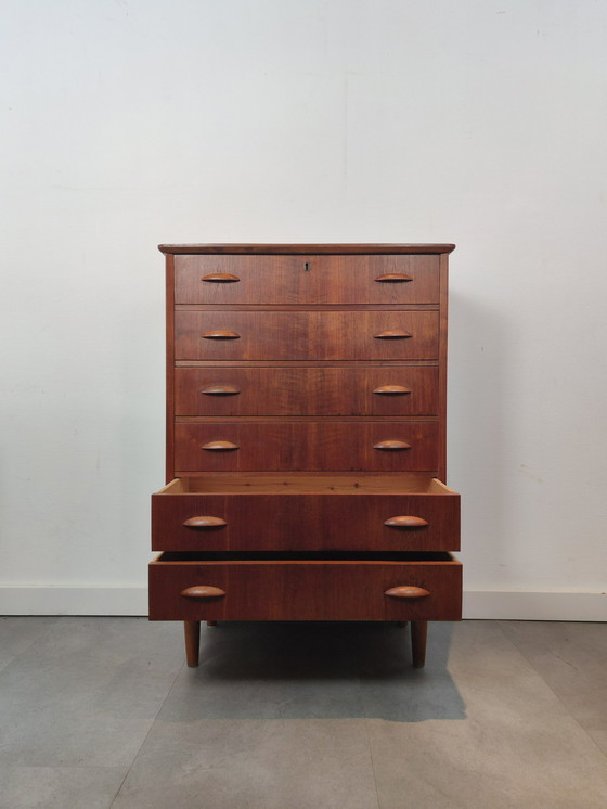 Image 1 of Vintage Deense Ladekast In Teak 