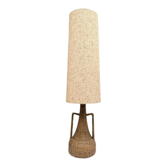 Image 1 of Vintage Rotan vloerlamp