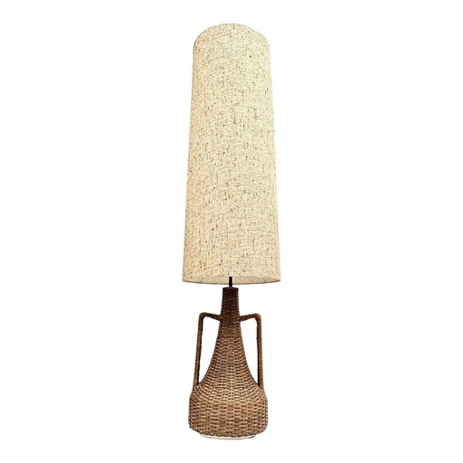 Vintage Rotan vloerlamp