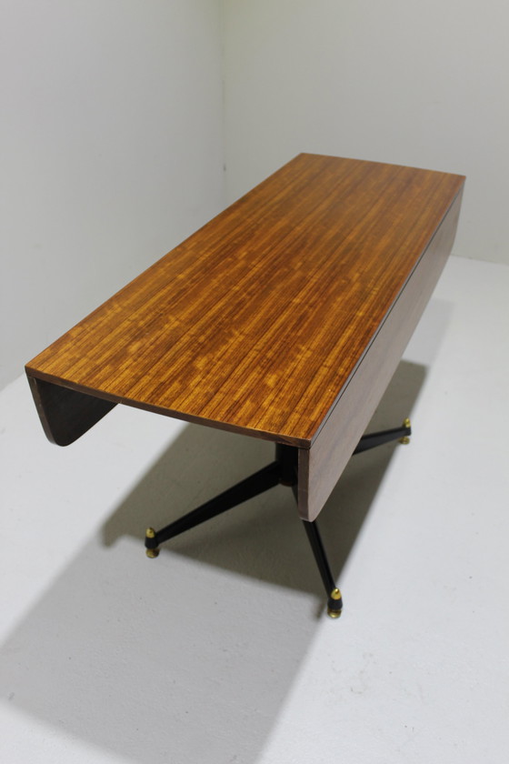 Image 1 of Vintage Uitklapbare Eettafel, G-Plan - Brits Design, Ovaal, Jaren '60