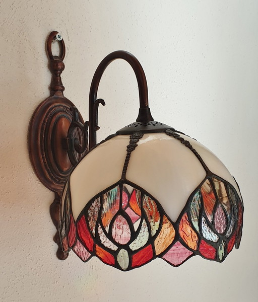 Tiffany (Glas In Lood) Wandlamp