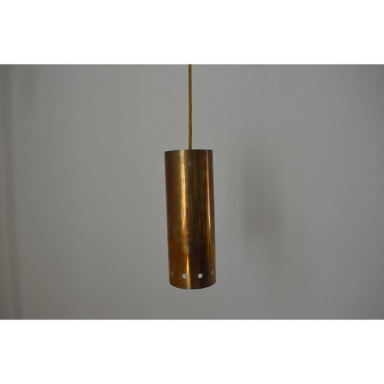Image 1 of Vintage Finse hanglamp in messing - jaren 1960