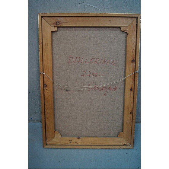 Image 1 of Scandinavisch vintage olieverfschilderij door Ebbe Hoglund, Zweden 1960