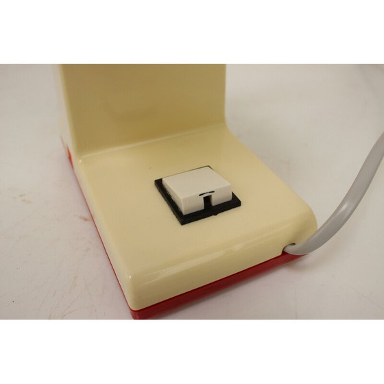 Image 1 of Vintage metalen en plastic tafelventilator van Stroj Smalt, Tsjecho-Slowakije 1960