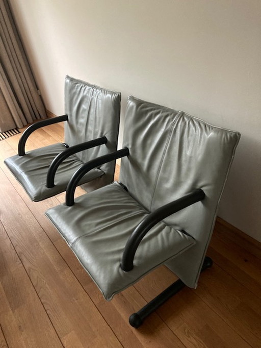 2x Arflex T - Line chairs