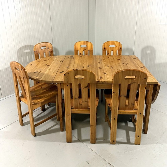 Image 1 of Karin Mobring Grote Hangoor Eettafel Ikea 1970-80'S