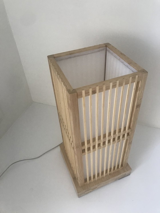 Image 1 of Vintage Bamboe tafellamp