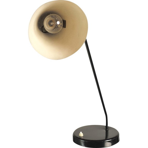 Vintage model 303 bureaulamp van Jacques Biny voor Luminalite, Frankrijk 1950
