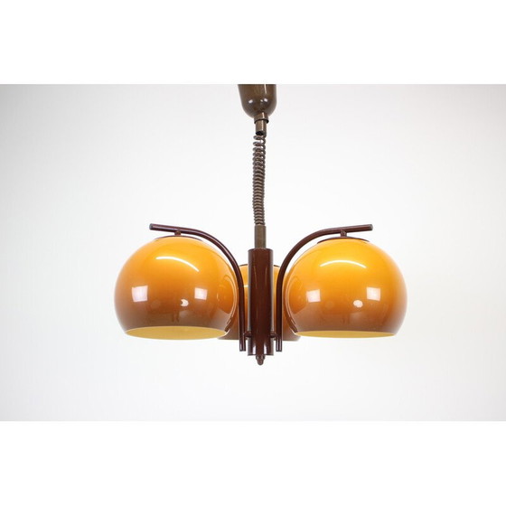 Image 1 of Vintage hanglamp van metaal en kunststof, Hongarije 1970