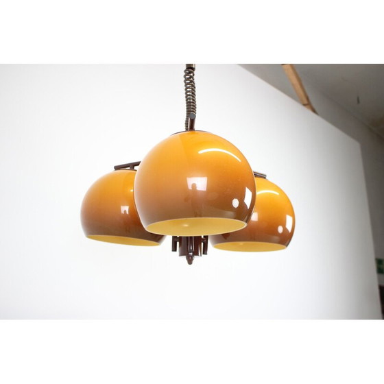 Image 1 of Vintage hanglamp van metaal en kunststof, Hongarije 1970