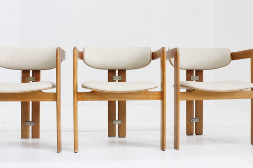 Pamplona Eetkamer Stoelen Van Augusto Savini Voor Pozzi Italië 1965, Set Van 4