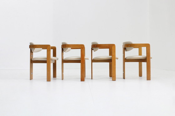 Image 1 of Pamplona Eetkamer Stoelen Van Augusto Savini Voor Pozzi Italië 1965, Set Van 4