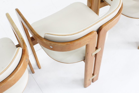 Image 1 of Pamplona Eetkamer Stoelen Van Augusto Savini Voor Pozzi Italië 1965, Set Van 4