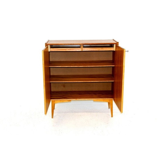 Image 1 of Vintage teakhouten dressoir met 2 deuren, Zweden 1960
