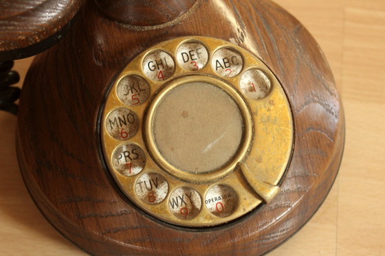 Image 1 of Kandelaar Telefoon Made In Usa - Vintage Uit De Jaren '70