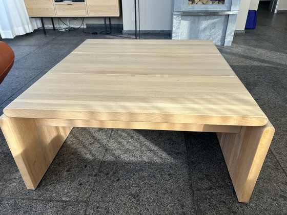 Image 1 of Leolux Salontafel Licht Massief Eiken